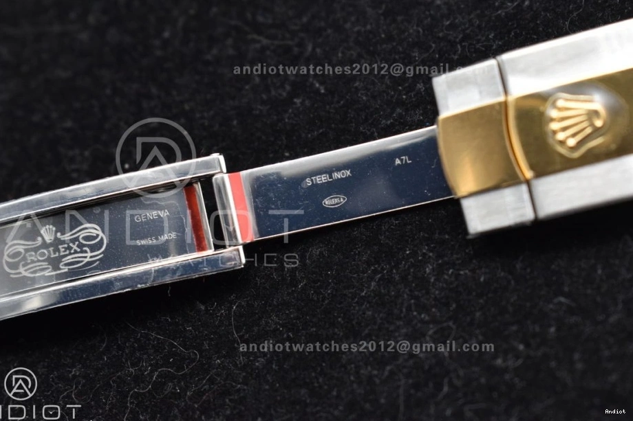 Bracelet DateJust Steel YG Dial on 1:1 YG 904L 126333 41 Stick SS VR3235 Jubilee Edition Clean Best 0307